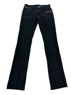 GAP 1969 / Black Denim Authentic 2010’s Skinny Jeans / Size 1R / Emo Punk Goth